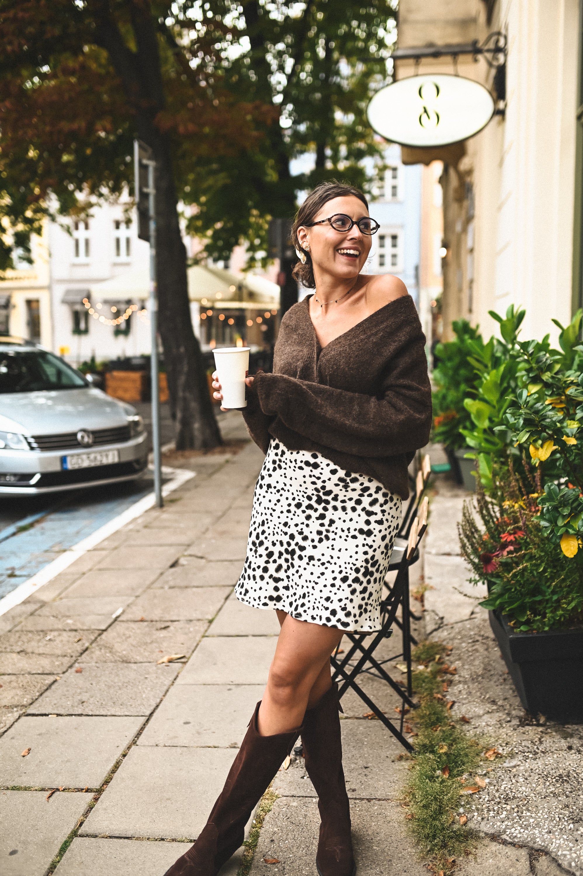 Spódnica MORELLA MINI GRANO