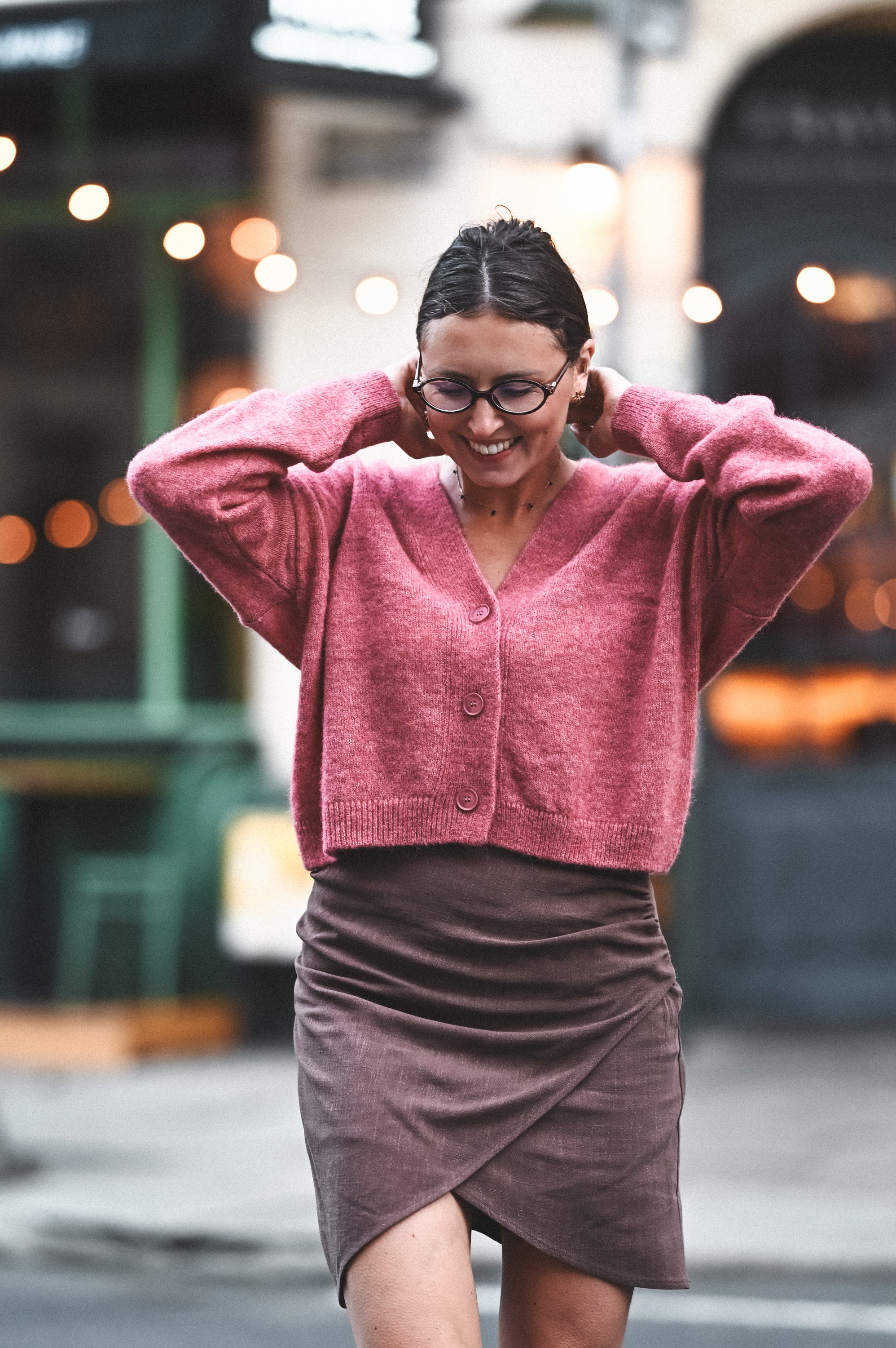 Spódniczka LORA TABACO