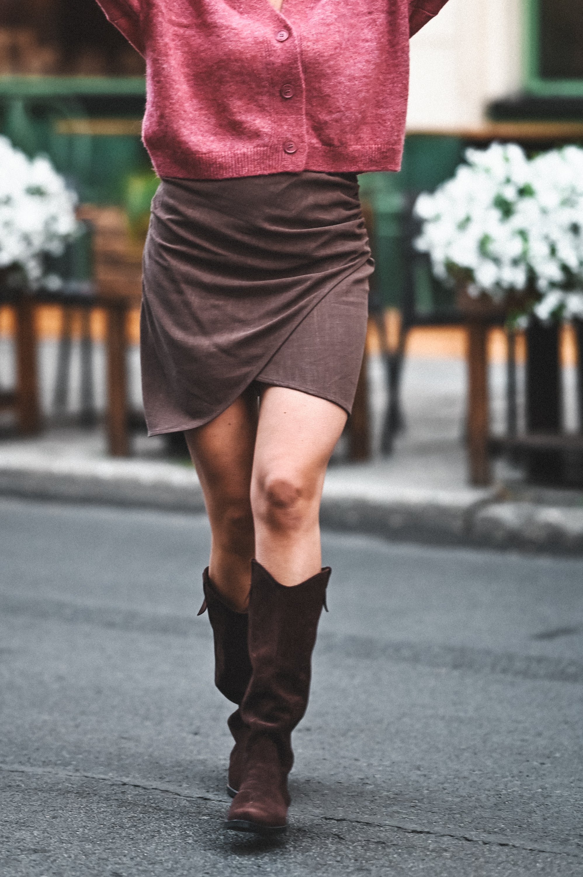 Spódniczka LORA TABACO