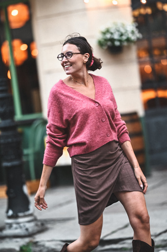 Kardigan LANA TERRACOTTA