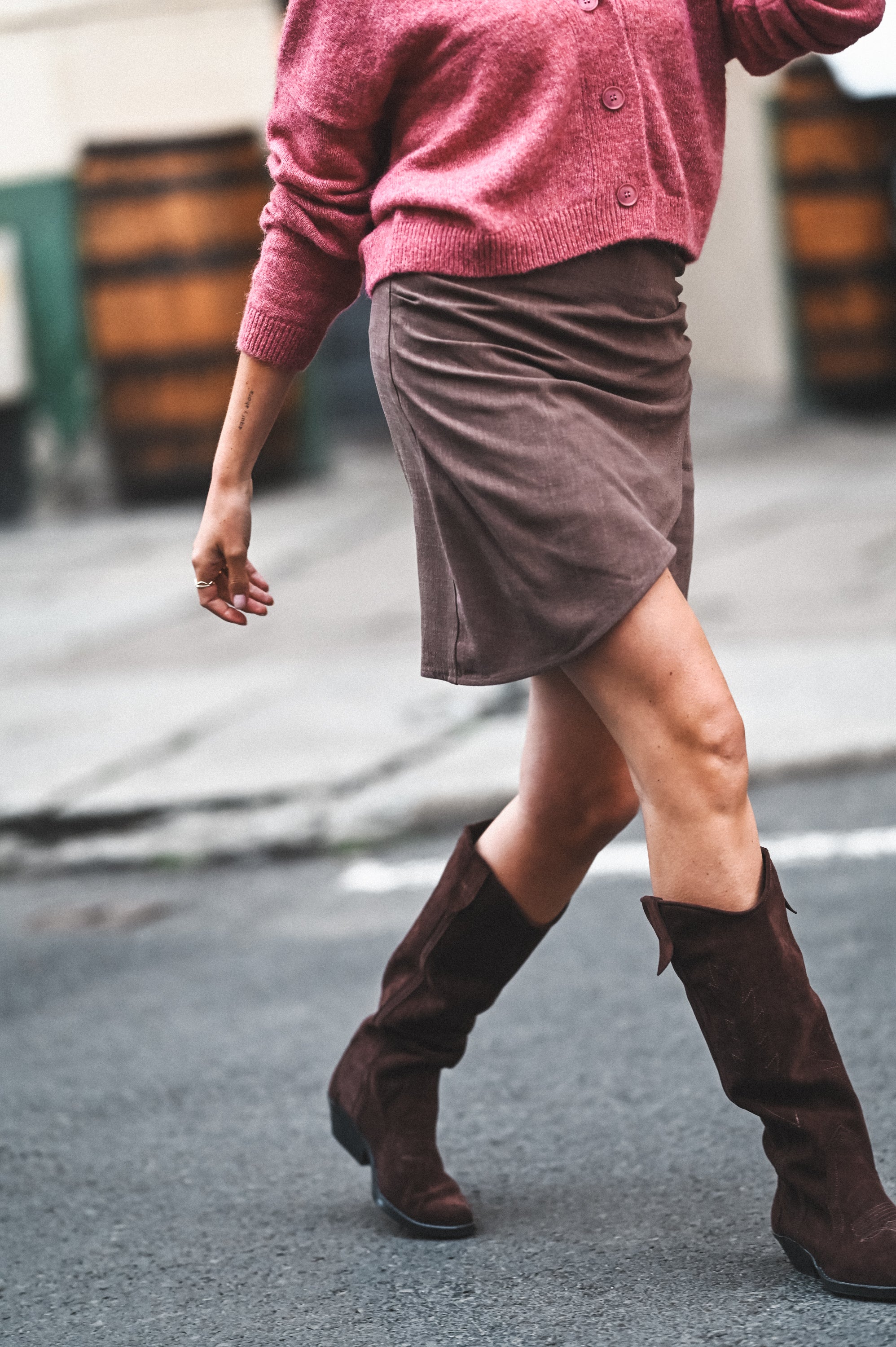 Spódniczka LORA TABACO