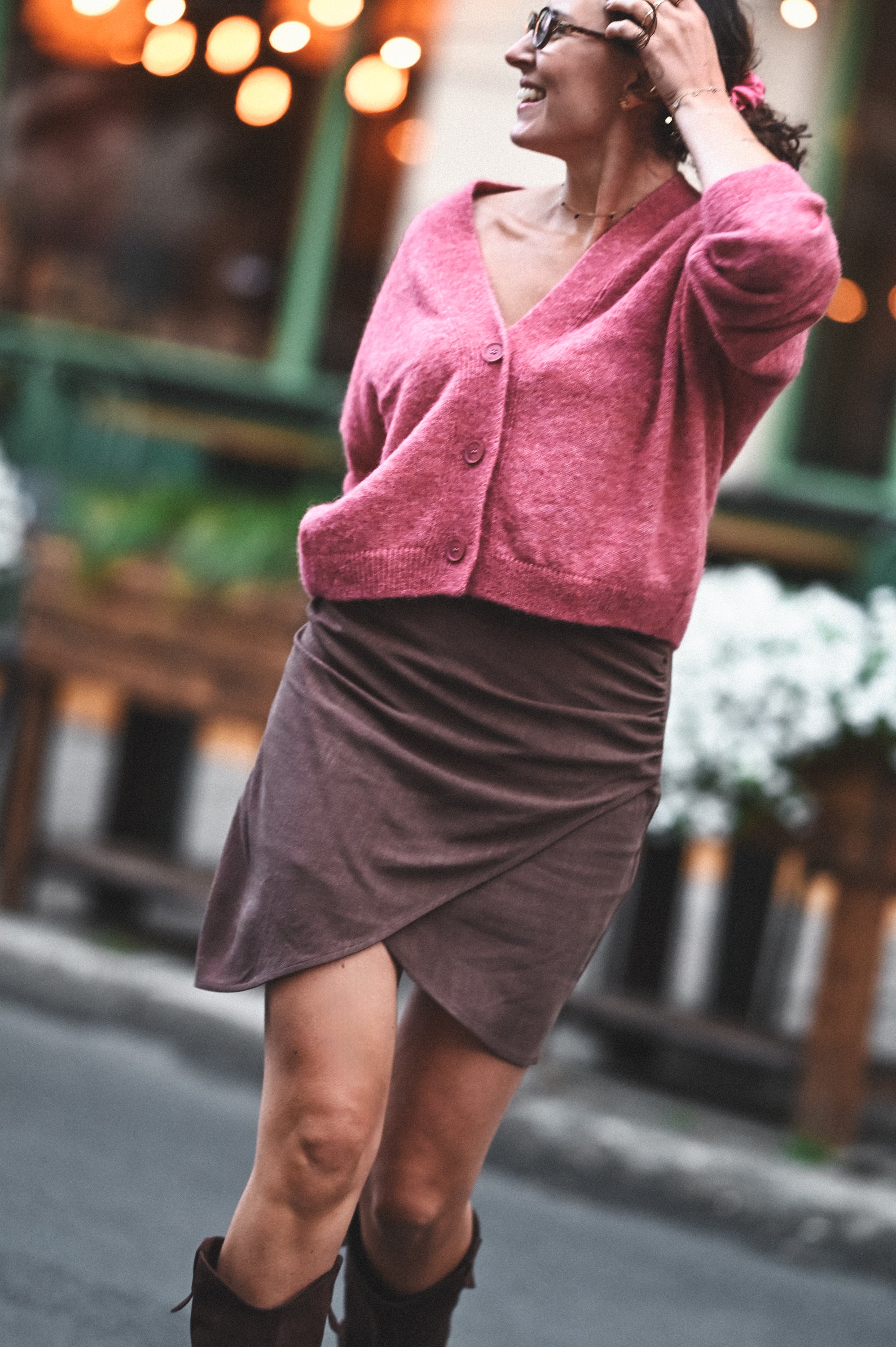 Spódniczka LORA TABACO