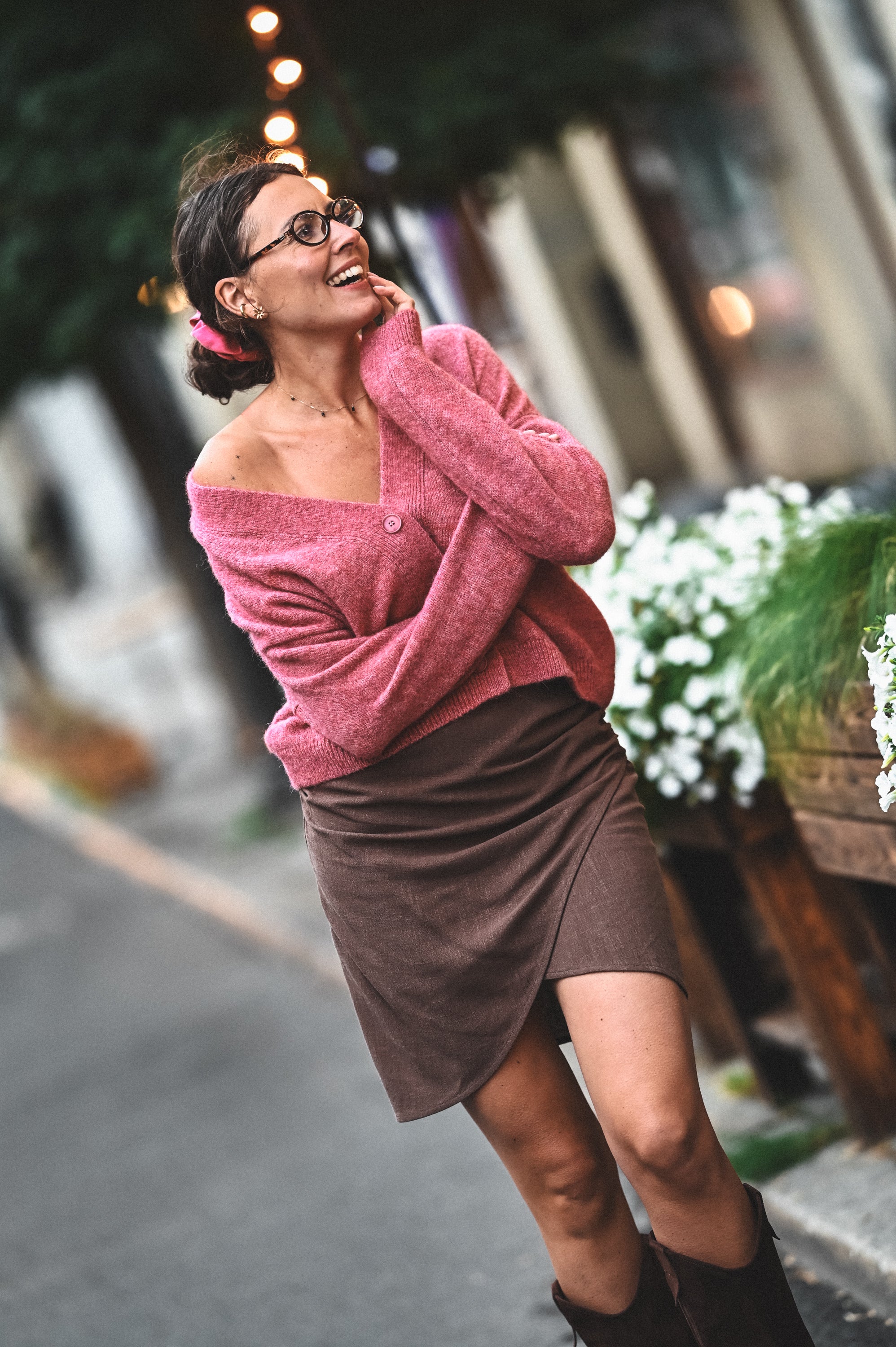 Kardigan LANA TERRACOTTA