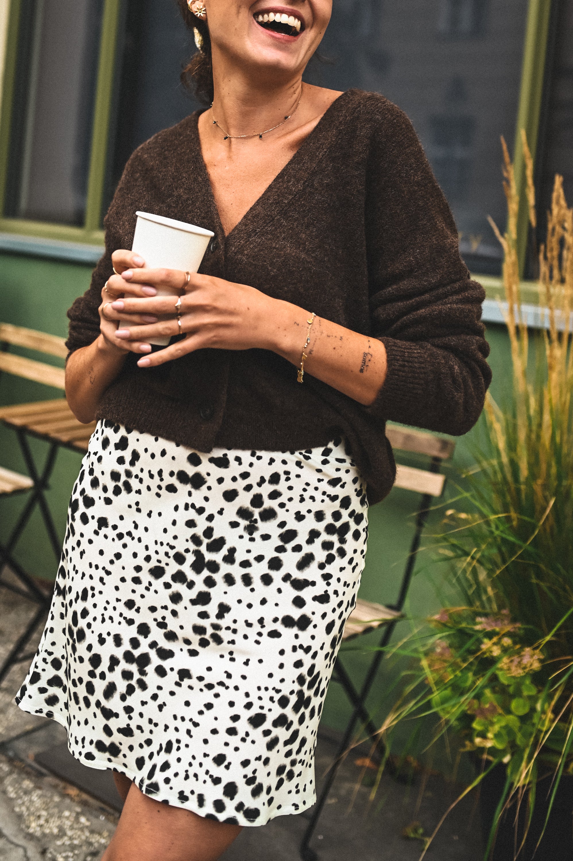 Spódnica MORELLA MINI GRANO