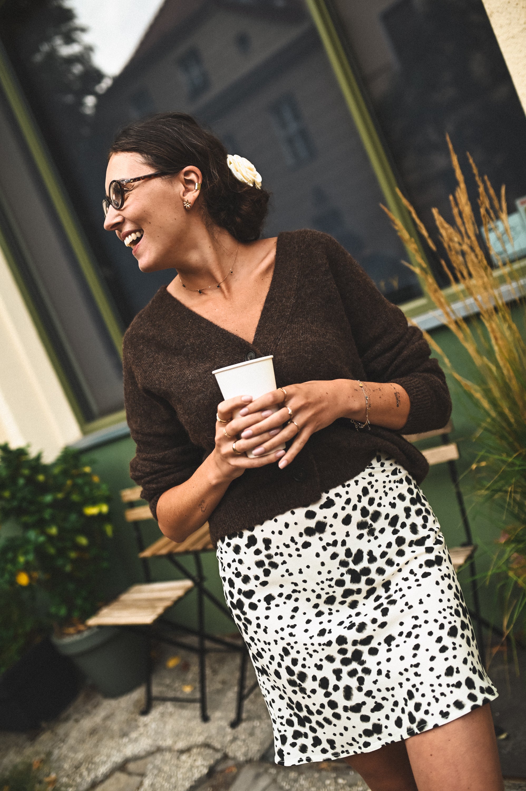 Spódnica MORELLA MINI GRANO