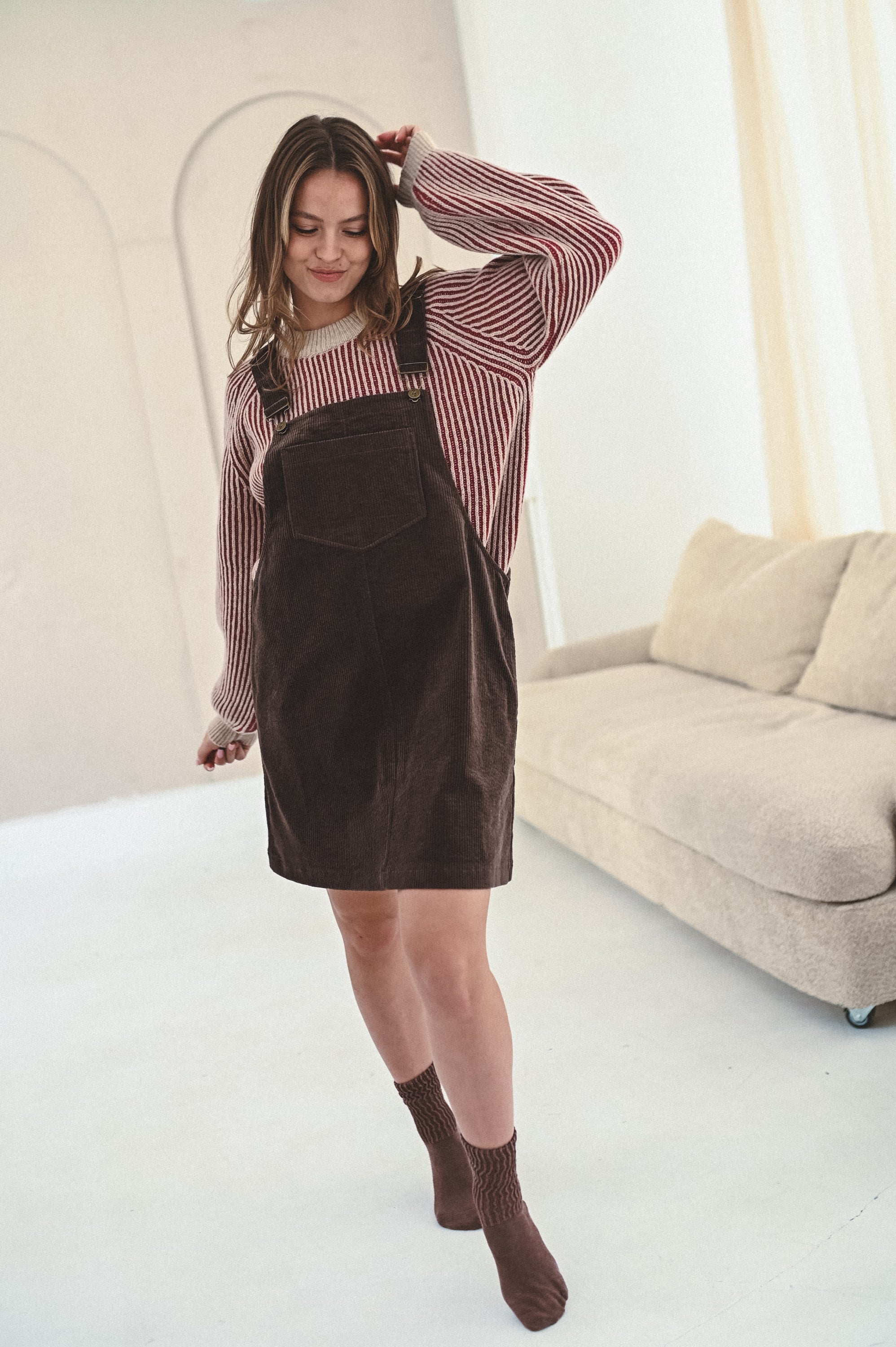 Sukienka JARDINERA CHOCO