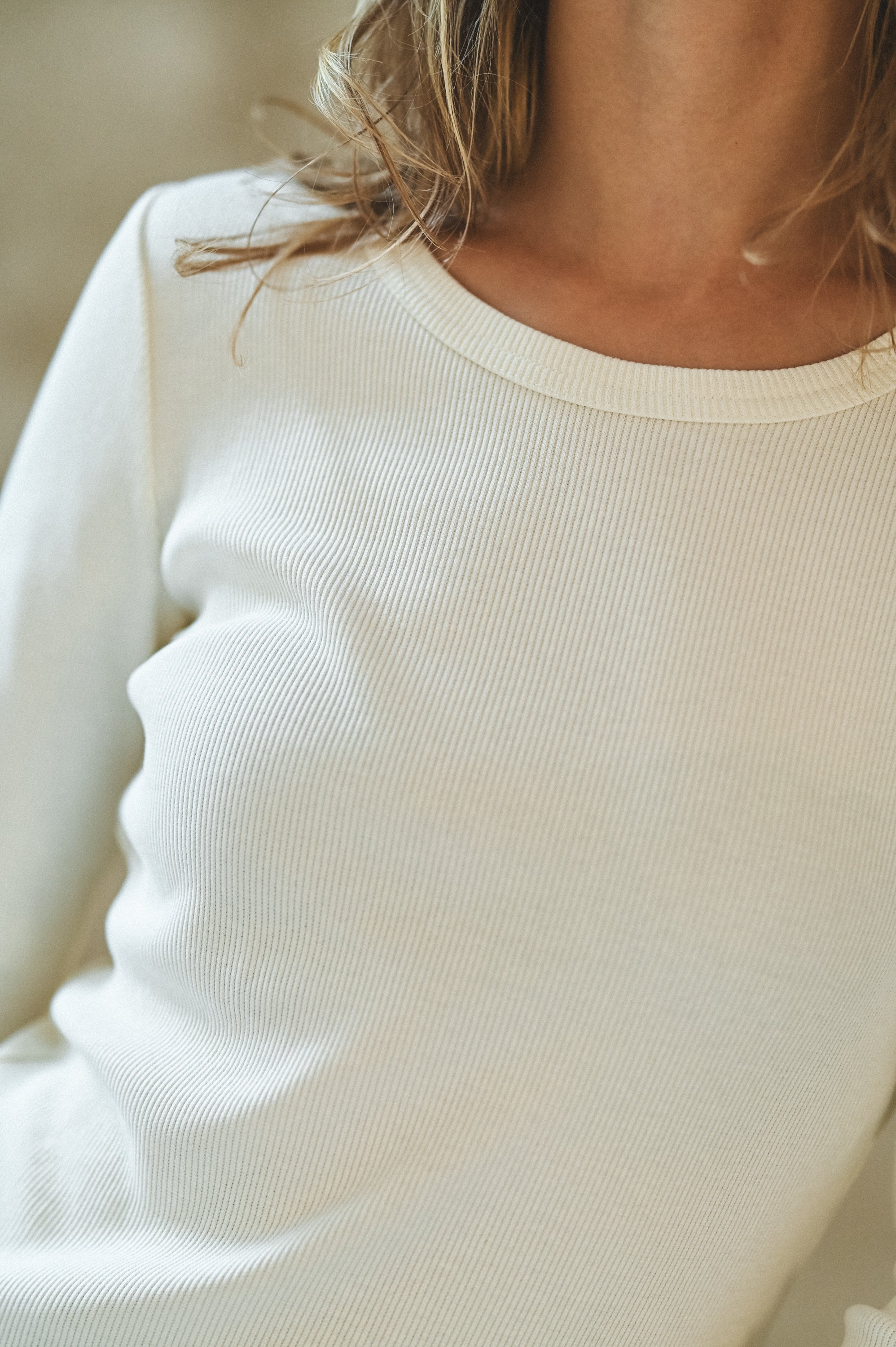 Longsleeve LLANES CREMA