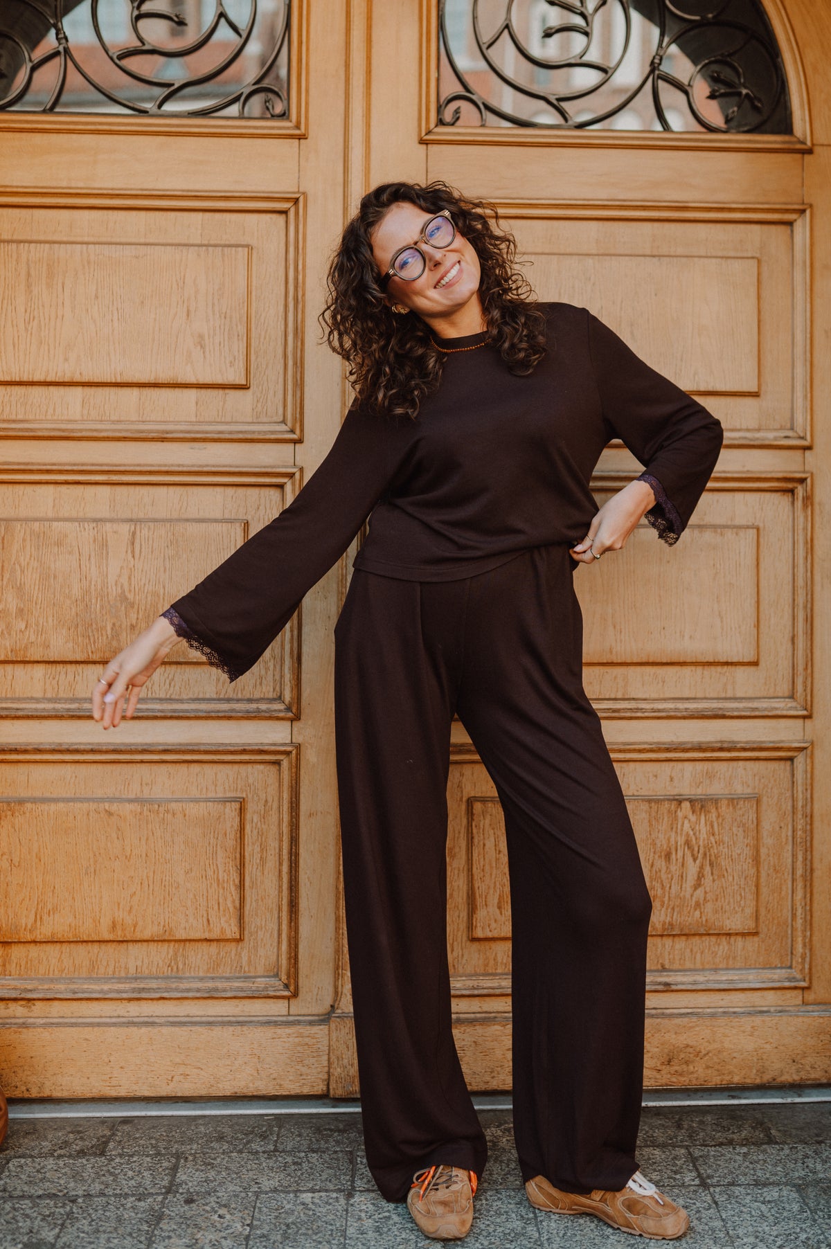 Sweterek PILAR MARRÓN