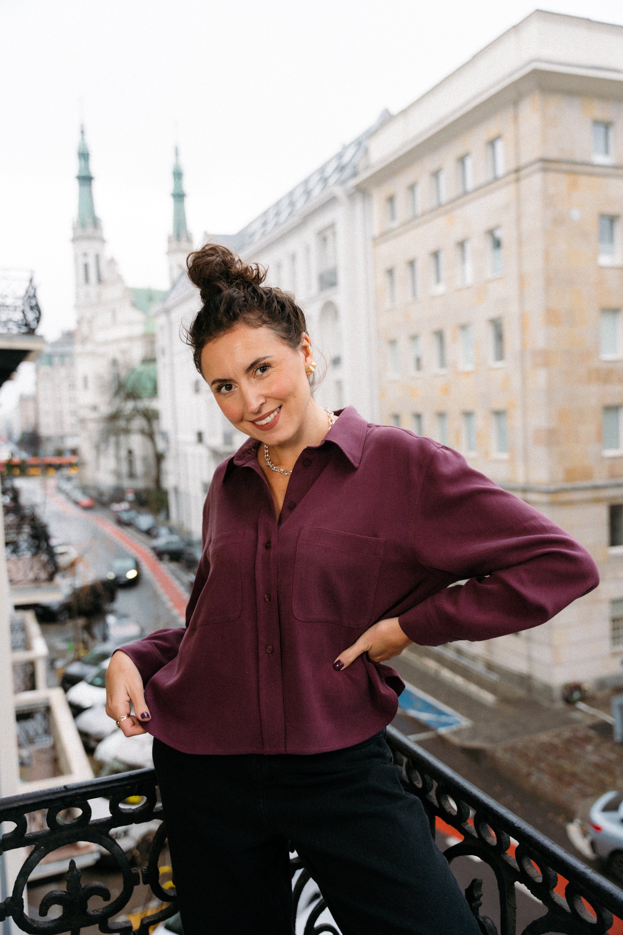 Koszula CORA AMARANTA