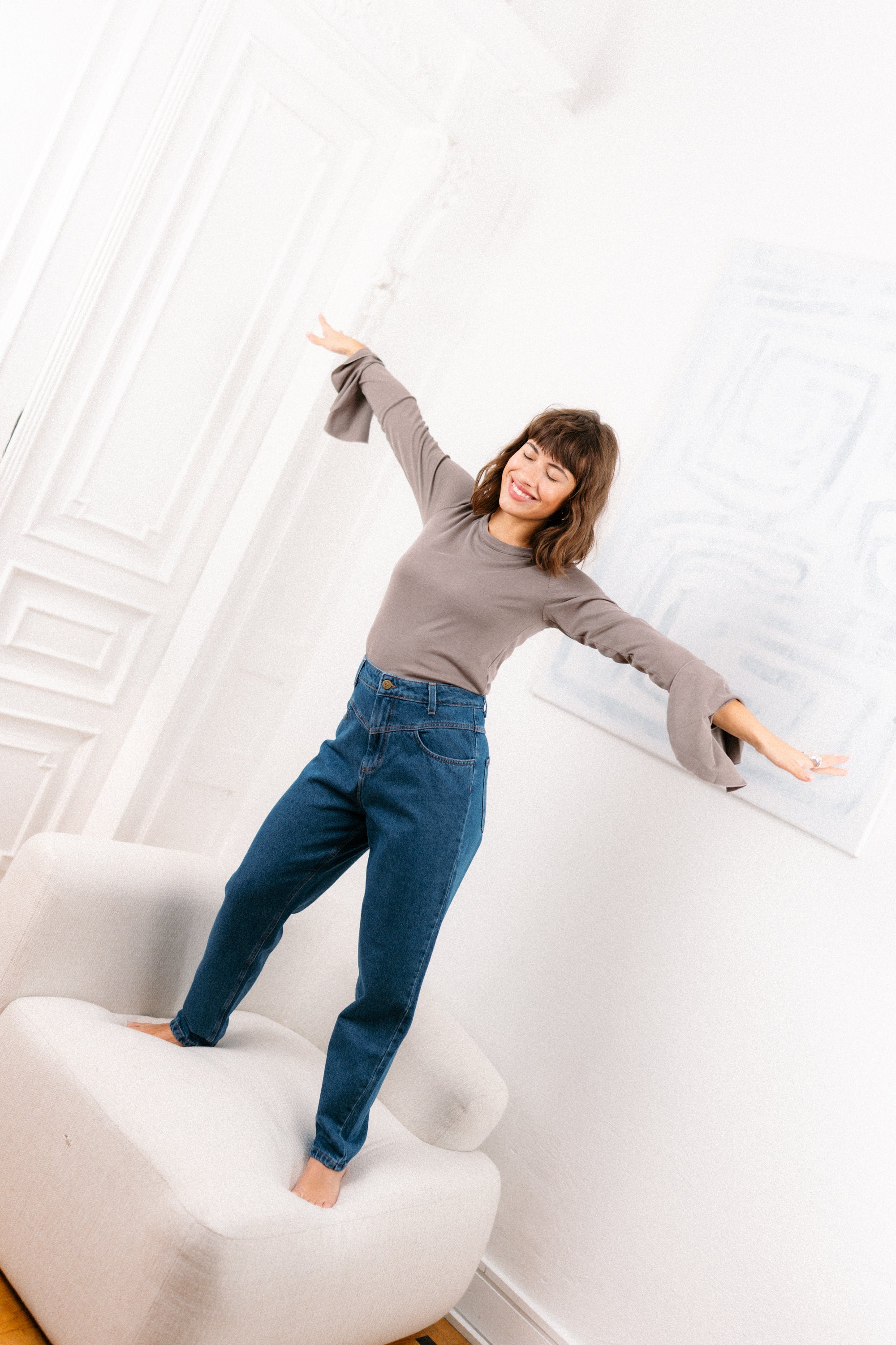 Longsleeve SANTANA TAUPE