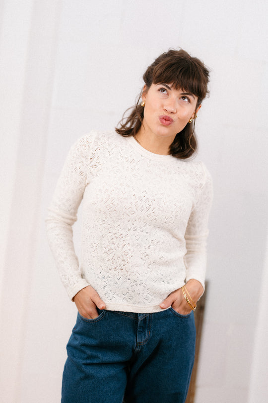 Longsleeve LUNA CREMA