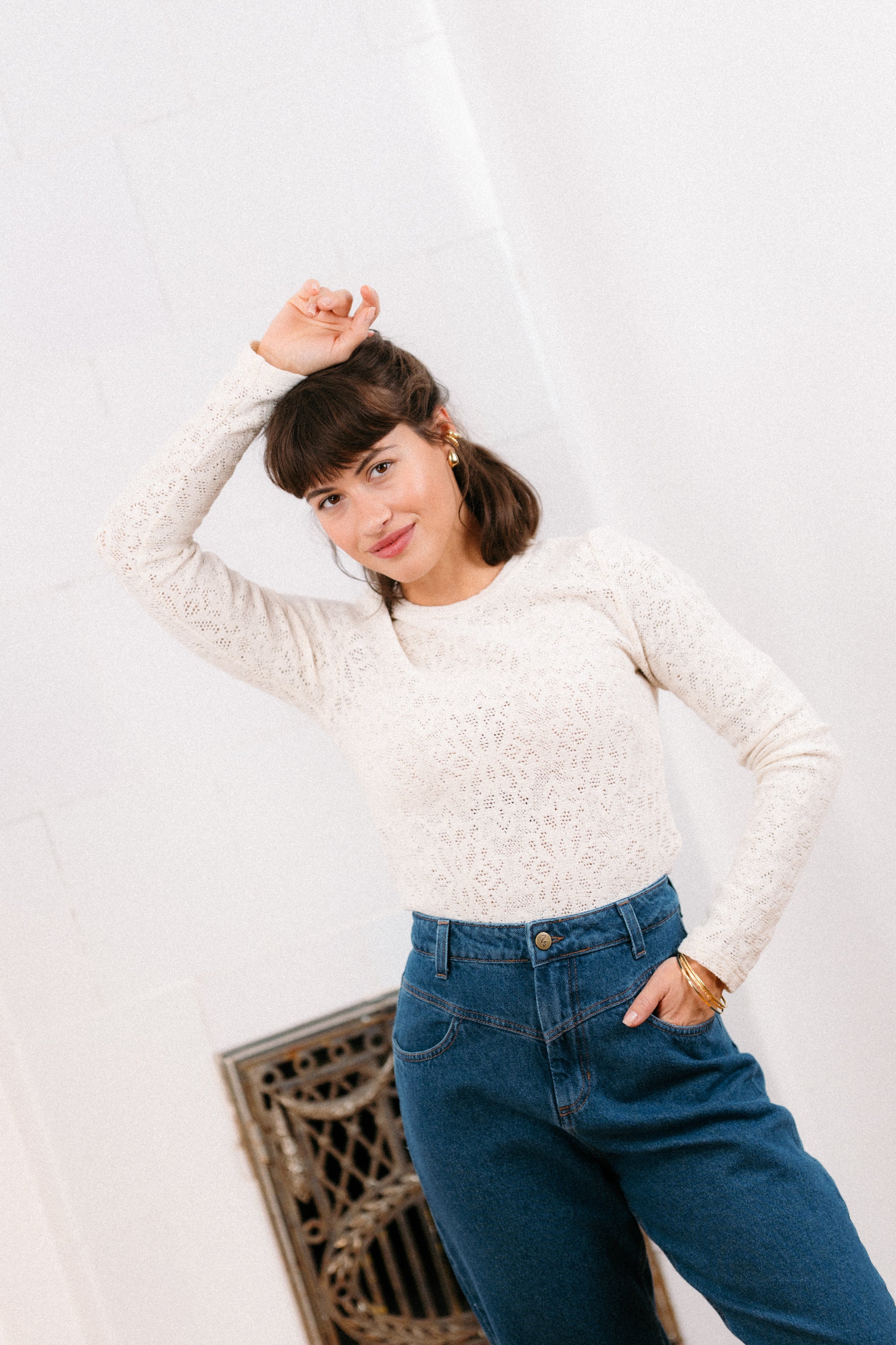 Longsleeve LUNA CREMA