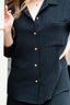 czarna koszula damska z muślinu SUSANA ESPRESSO