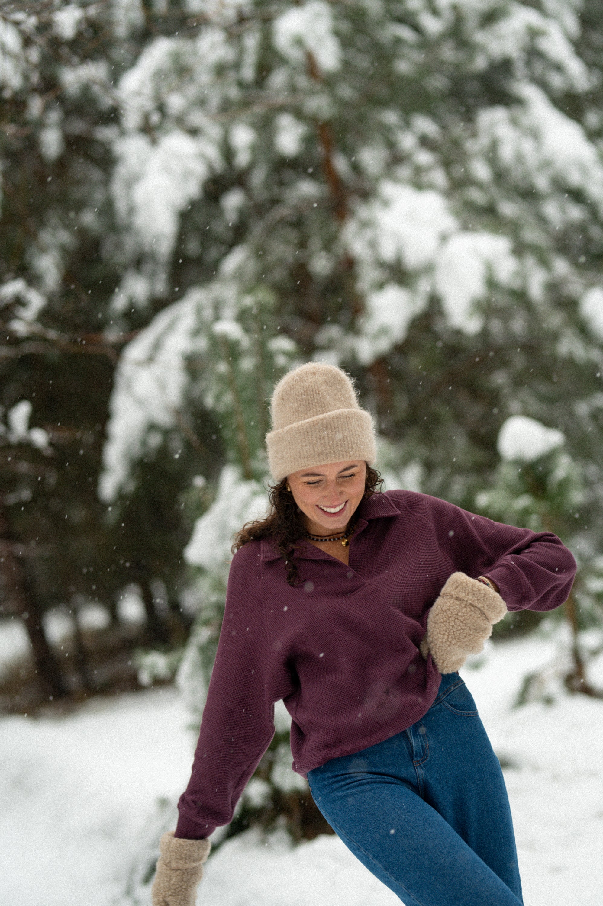 Bluza polo AMARA BERENJENA