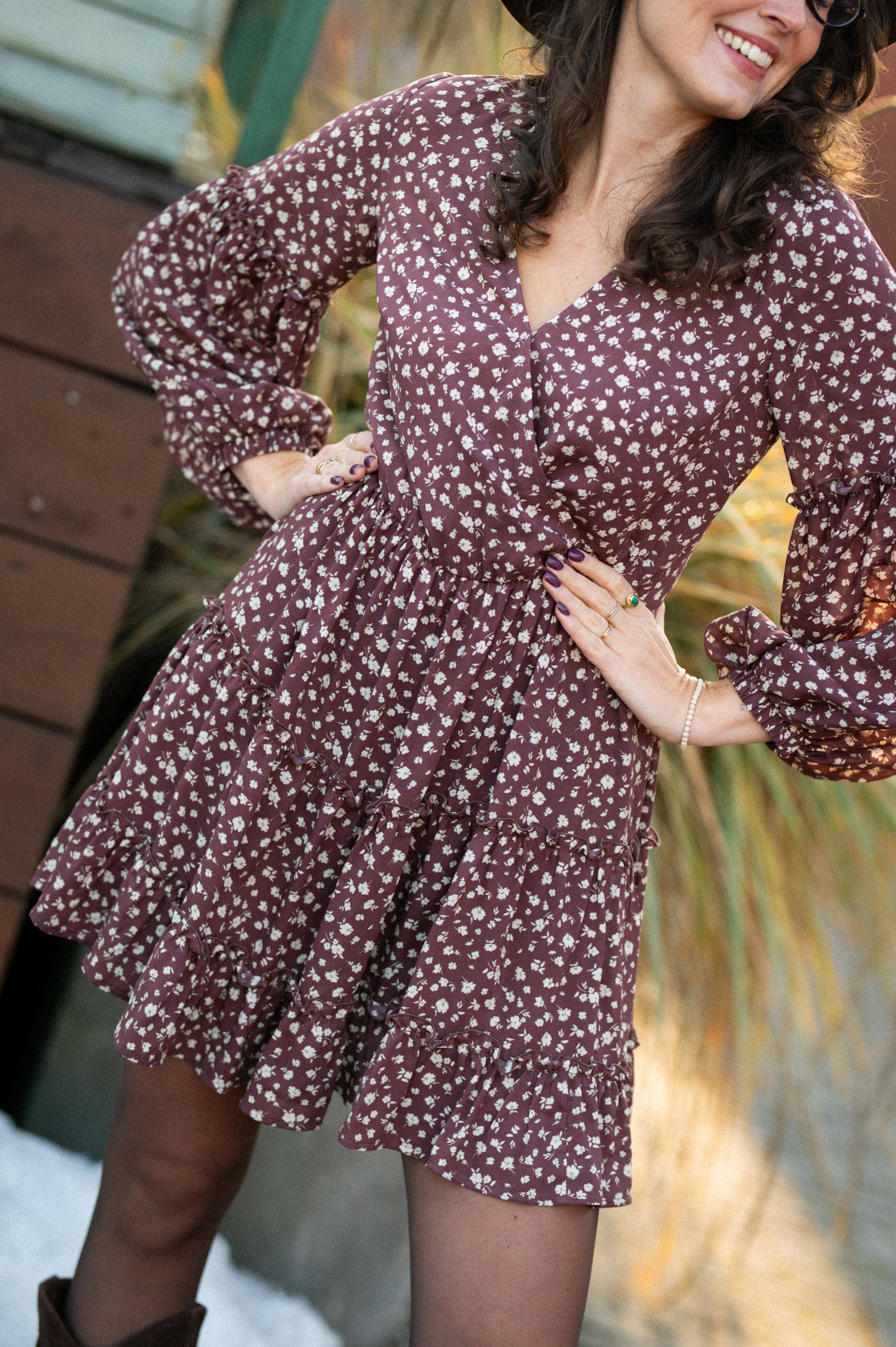 Sukienka MALAGA CAOBA