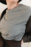 Wiązana i wyszczuplająca zimowa spódnica kopertowa NAVIA CHOCO