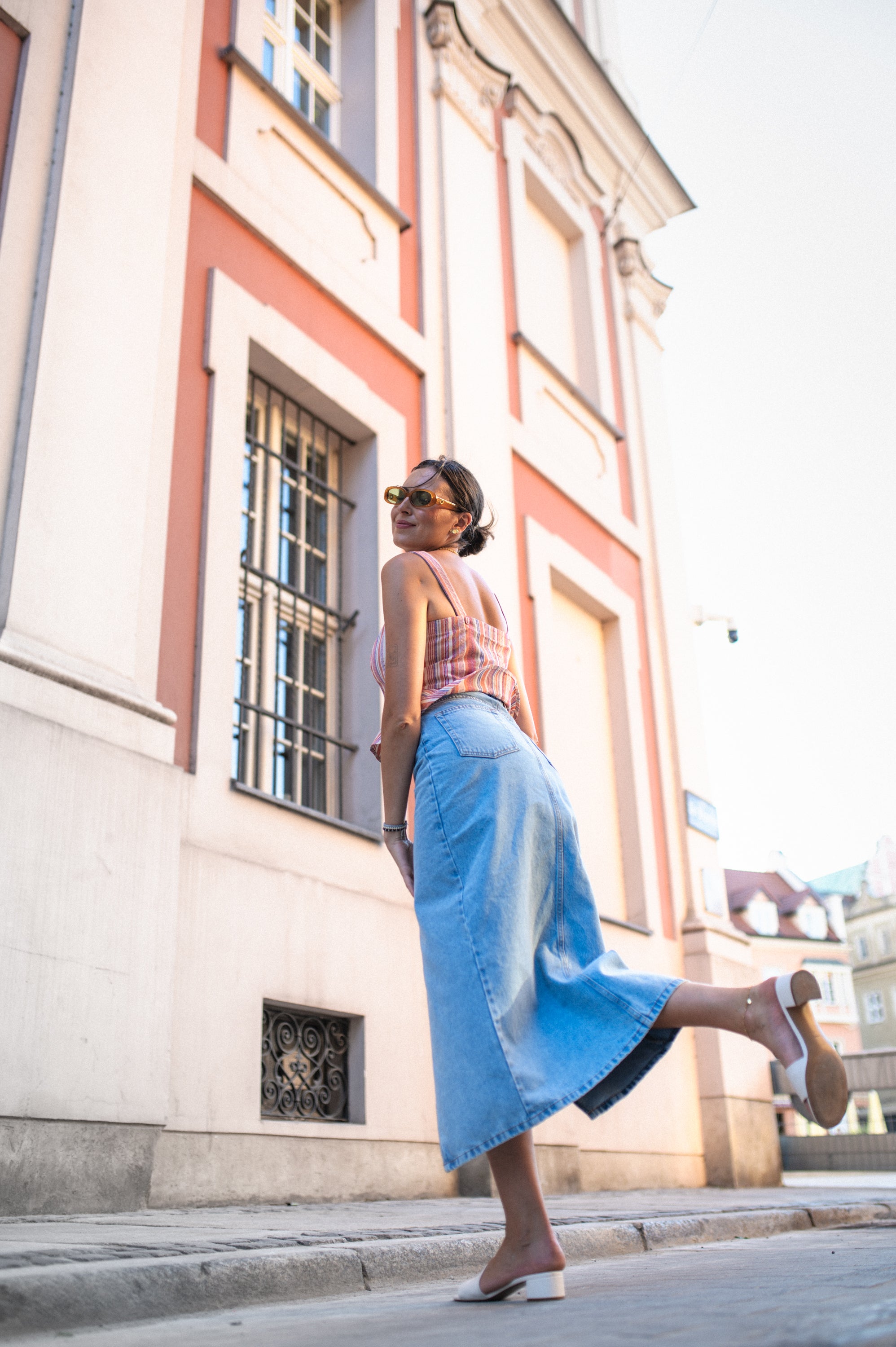 Spódnica JEANS VINTAGE CIELO
