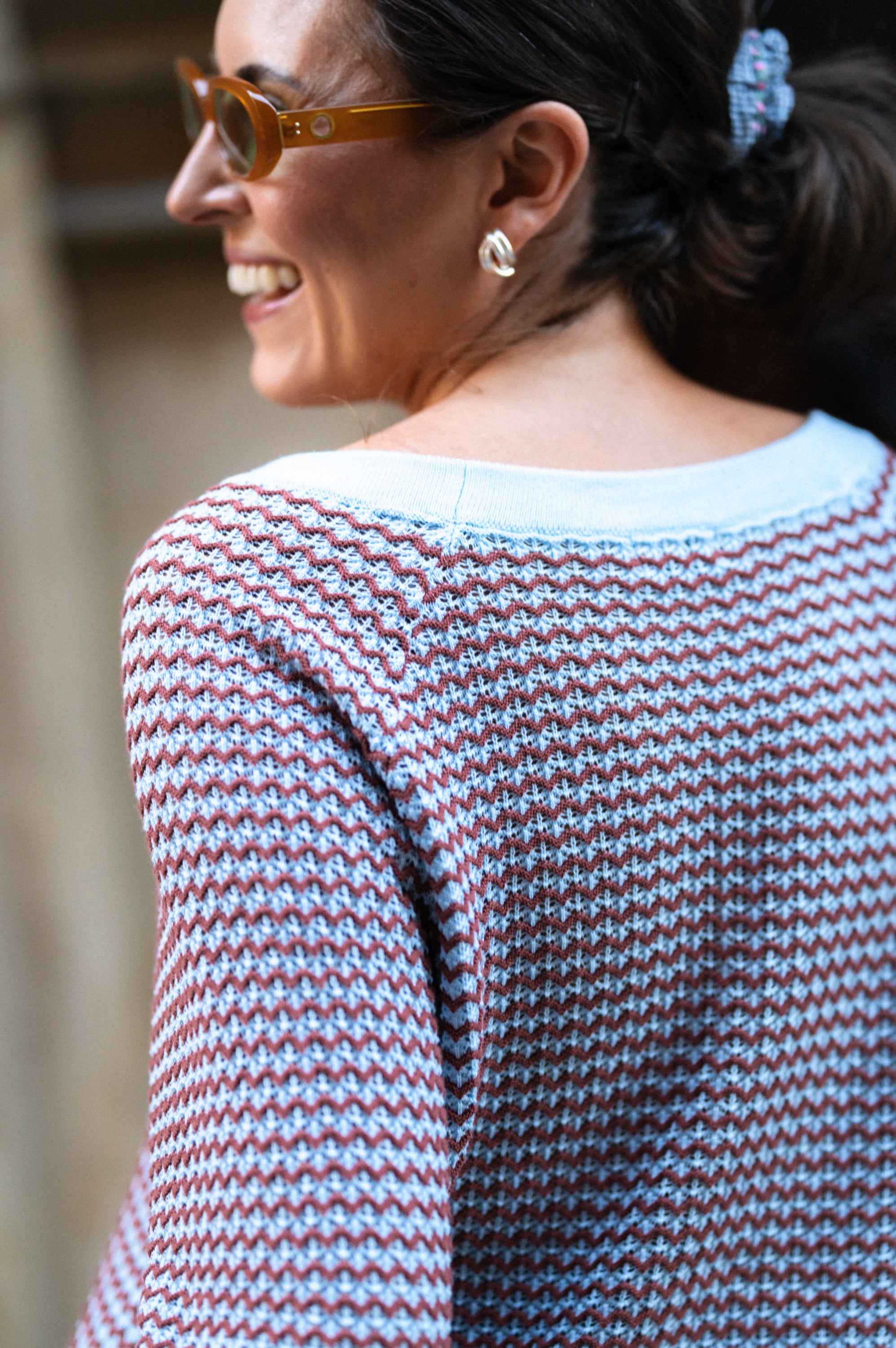 Sweter ażurowy LAGOS MAR