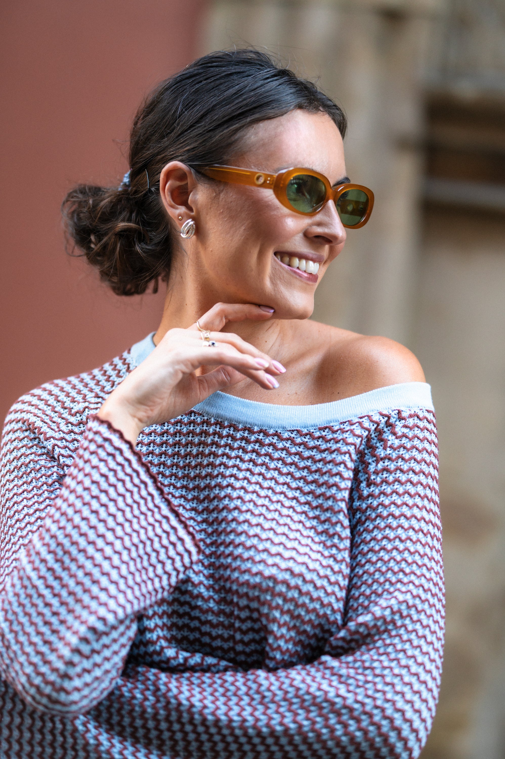 Sweter ażurowy LAGOS MAR